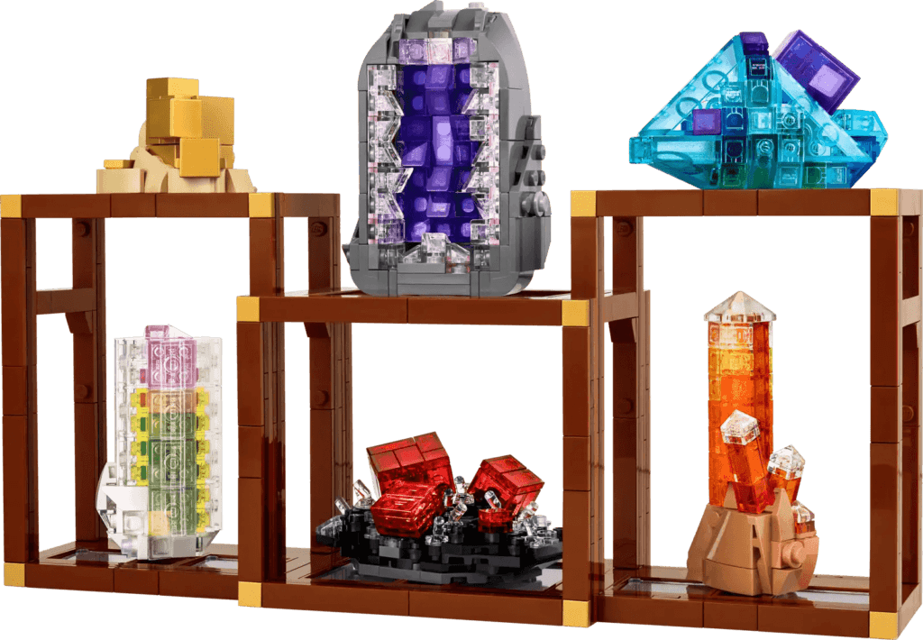 LEGO презентує набір «Мінеральна колекція» з шістьма кристалами