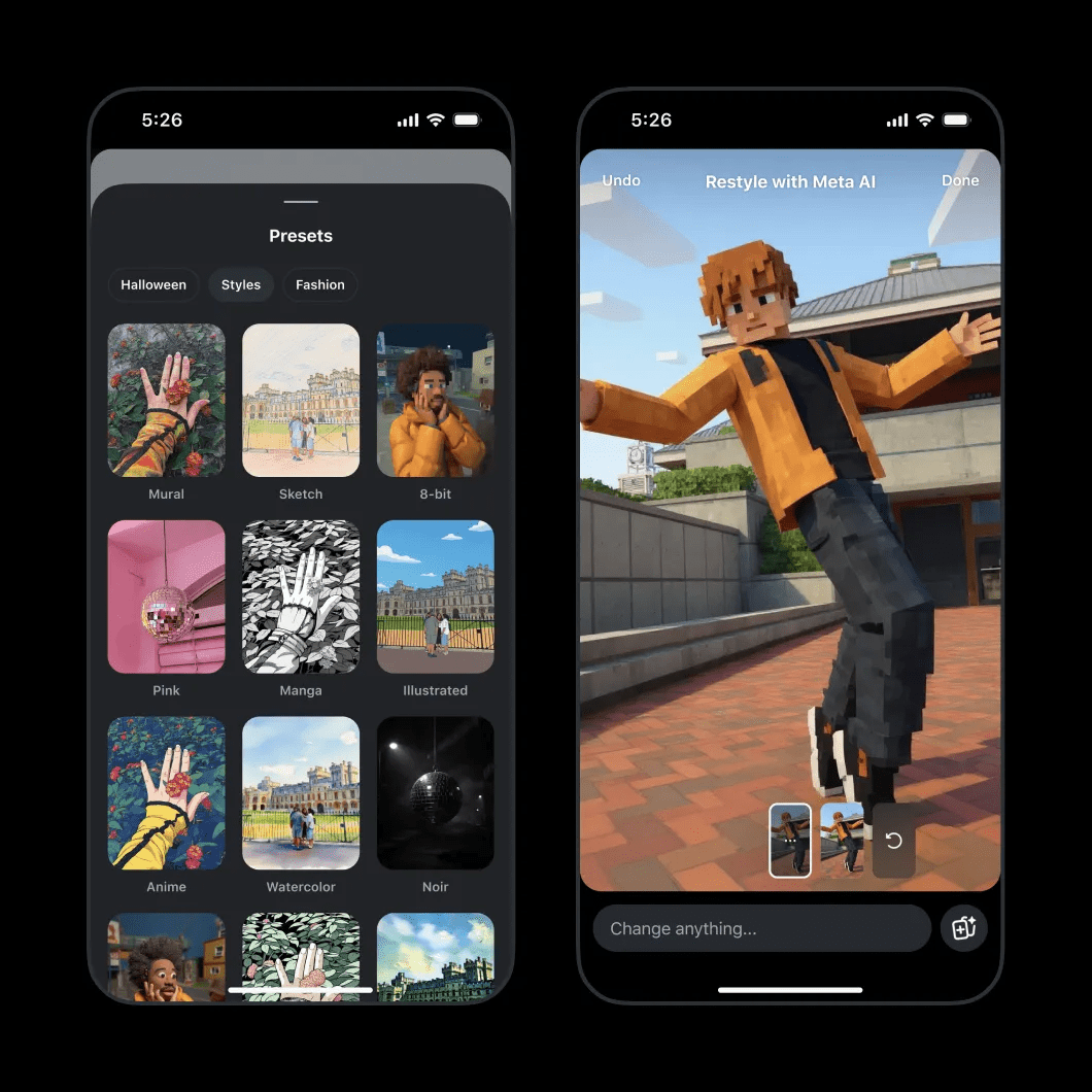 Інстаграм додає нові ШІ-інструменти редагування для сториз